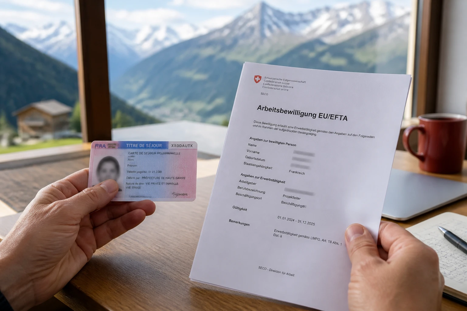 Travailler en Suisse avec un titre de séjour français : le guide
